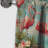 Coastal Flamingo Fusion Coastal Pattern - Floral Curtain - Blackout Curtain - 1 Panels-107555387