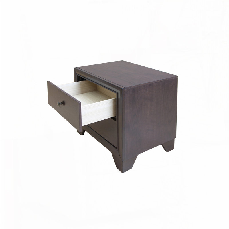 Table de chevet espresso