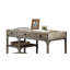 Bureau d'écriture en métal argenté antique-111949670