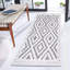 Avon Rug Grey Cream Large Area Rug, Non Slip Hallway Runner, Soft Carpet Door Mat for Living Room, Bedroom & Kitchen-10915717