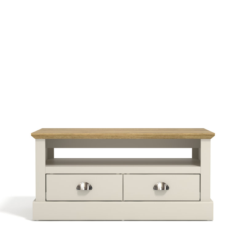 Octave Solid Coffee Table with Storage, Light Grey