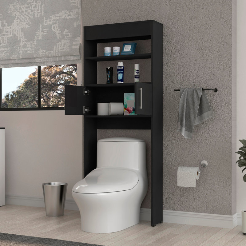Armoire à 2 tablettes au-dessus de la toilette
