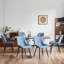 Chaise d'appoint moderne en similicuir avec pieds en métal-1079124980