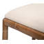 Brighton Upholstered Stool with Solid Wood Frame