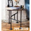 Ensemble de table de bout en acier robuste noir