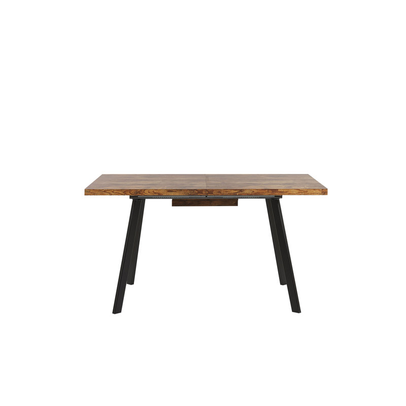 Plante Extendable Metal Base Dining Table