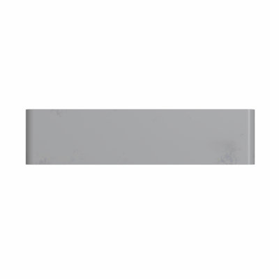 19.68'' Concrete Vessel Rectangular Modern Gray Bathroom Sink