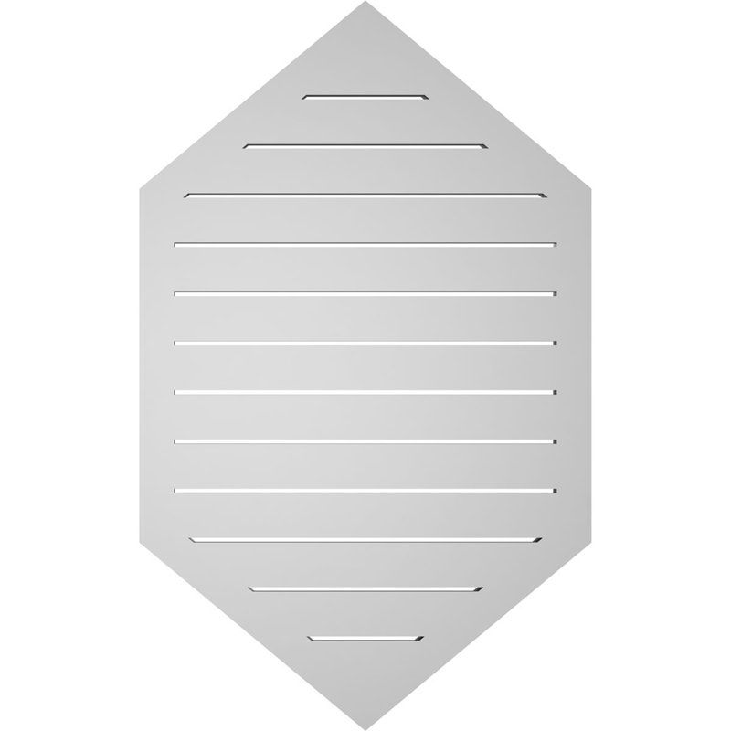 Pente verticale verticale en uréthane Signature, H 1,5 po x l 26 po x L 42 po