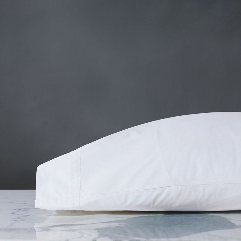 Vail Pillow Case, White, Standard Pillowcase