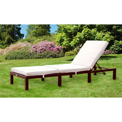 Janelle 195 cm Long Reclining Single Chaise with Cushions