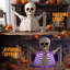 Décorations d'Halloween pour l'extérieur squelette illuminé