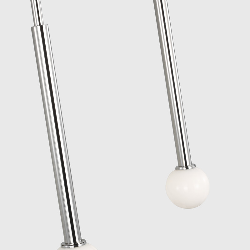 Nodes 3 - Light Chandelier, Polished Nickel
