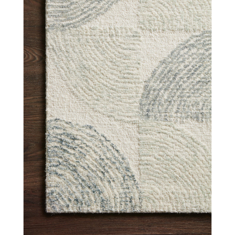 Runako Wool Abstract Indoor Rug, Rectangle 9'3" x 13'