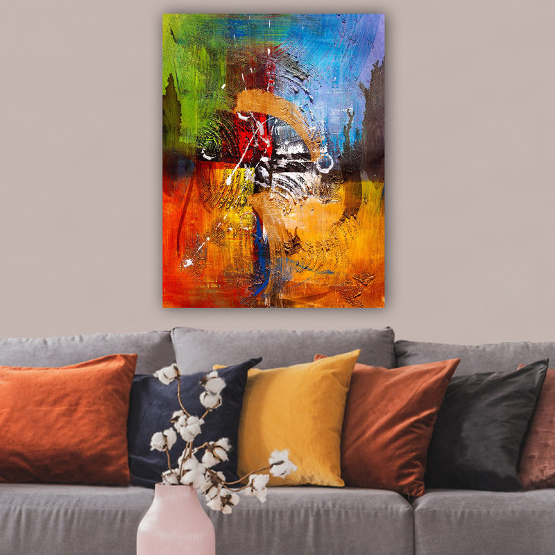 Peinture sur toile tendue