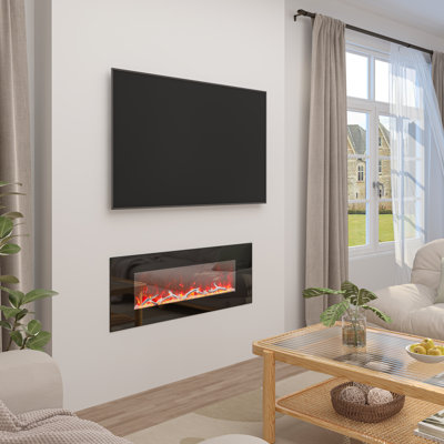 Wall-Mounted Electric Fireplace