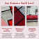 Tapis gris / rouge Mccampbell