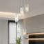 Luminaire suspendu cylindrique à 5 lumières à intensité variable avec accents de cristal-2121709320-2094169923