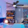 52" Ceiling Fan with Light Kit and Remote Control