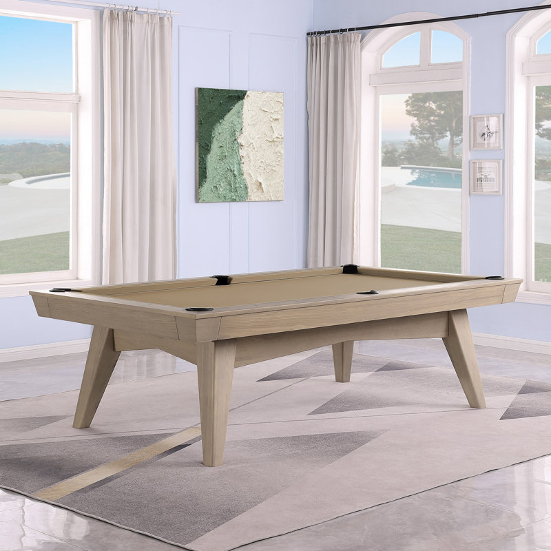 Table de billard sans ardoise ModArt, Bois flottant, Chameau, 8 pi