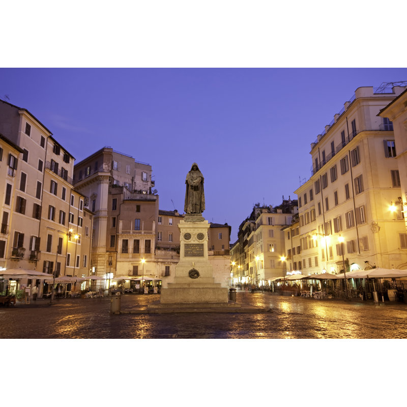 Fonner Campo Dei Fiori sur toile, H 20 po x l 30 po