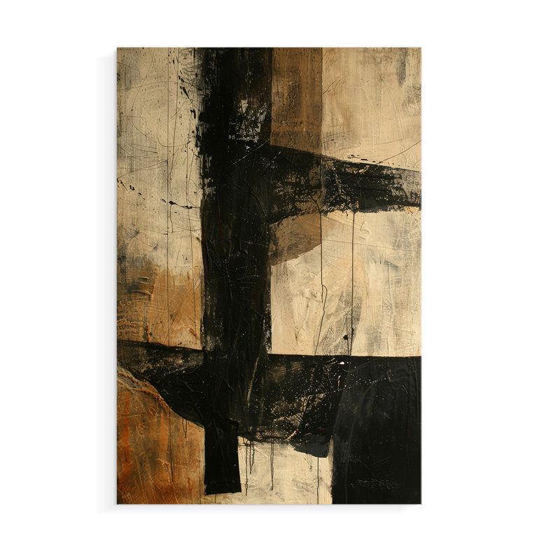 Série ABSTRACT CCCCXXIV - Impression sur toile seulement - NON CADRE, H 48 po x l 32 po
