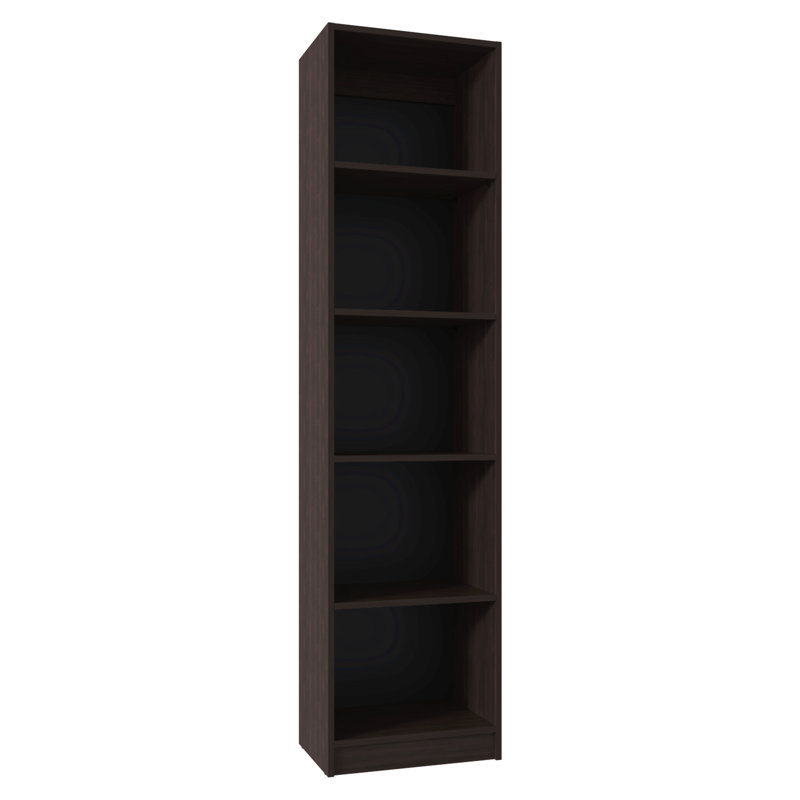 Bibliothèque étroite à 5 tablettes Home