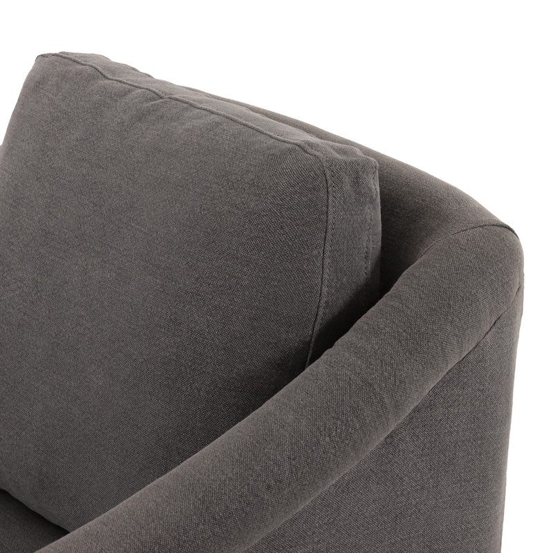 Joplin Linen Armchair, Broadway Denim