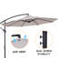 Parasol en porte-à-faux 10 pi Erbe-815474379