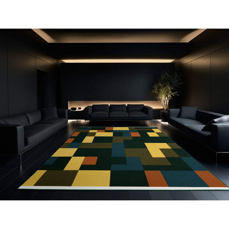 Tiled Horizon Rug, Rectangle 8' x 10'