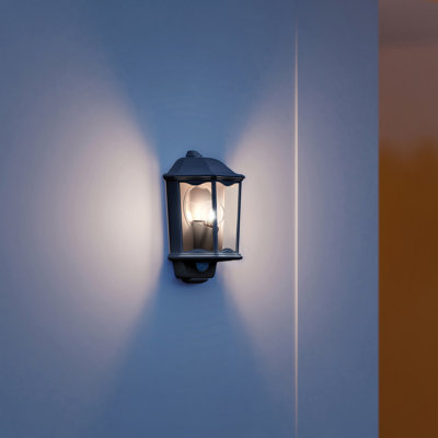 Classic Outdoor Wall Light L 190 S with Motion Sensor E27