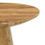 Table basse ronde en grain de bois en bois aggloméré - diamètre de 19,6 po, hauteur de 18,8 po. Autocollant de texture de grain de bois, surface de grain de bois exquis, plateau de table flexible assorti-1265113923