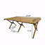 Table de salle à manger extérieure pliable et portative, en bois multifonction
