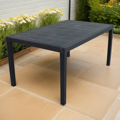 Nassi Rectangular Outdoor Dining Table , 91cm cm W 148cm cm D