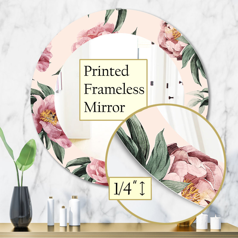 Miroir mural Blossom 40, H 31,5 po x l po