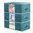 3Pcs Non-Woven Folding Storage Box Quilt Storage Bag Wardrobe Clothing Storage Box Dustproof-1970305449