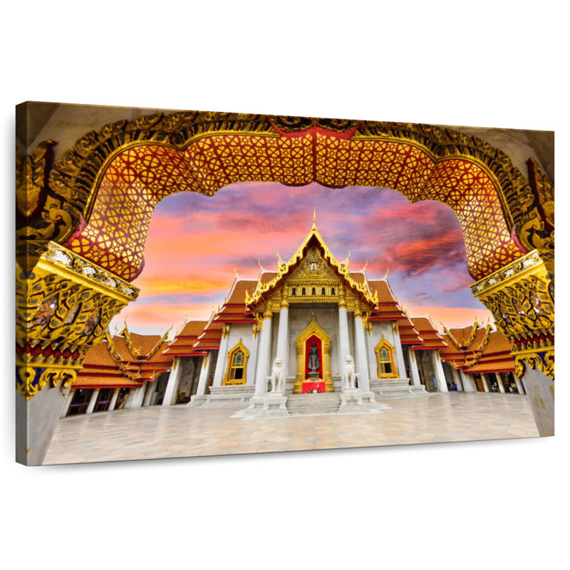 Adella Bangkok Golden Marble Temple, 16" H x 24" W