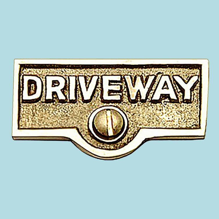 The Renovators Supply Inc. Driveway Name Signs Labels Switch Plate Tag ...