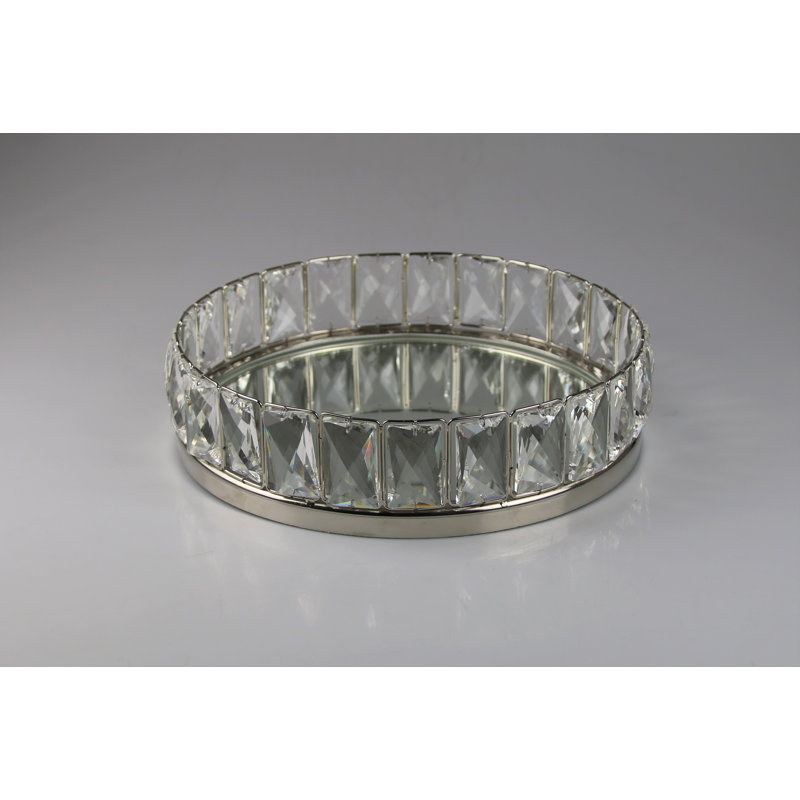 Villarreal Tray, 6cm H x 29cm W x 29cm D, Smoke