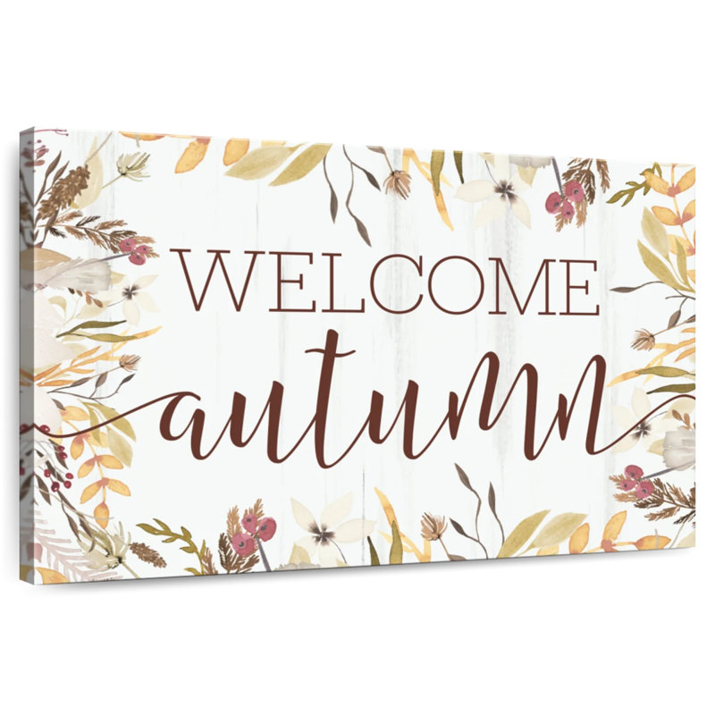 Alvord Welcome Autumn, 34" H x 51" W