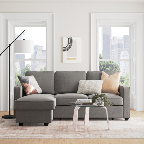 Zipcode Design Althoff Upholstered Corner Sofa & Reviews | Wayfair.co.uk