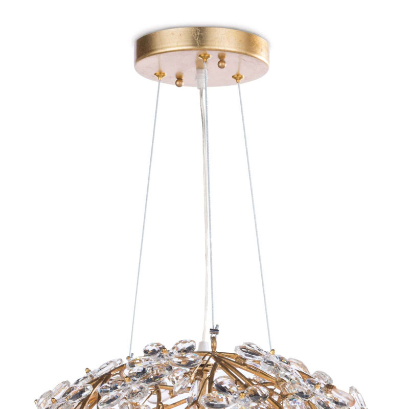 Cheshire Chandelier Small, Gold Leaf