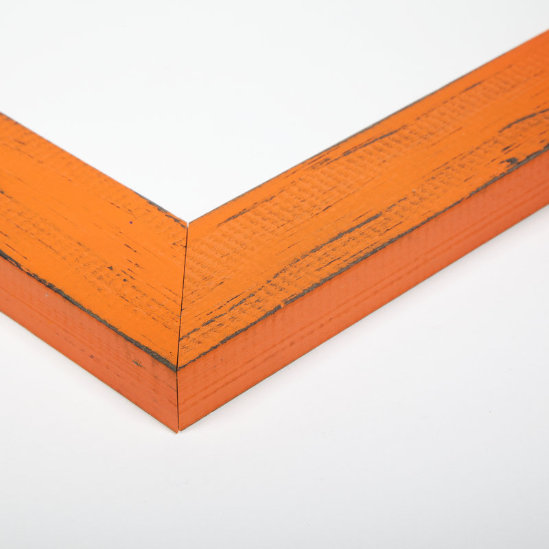 Cadre photo à finition usée Boggs, 18 po x 24 po, Orange
