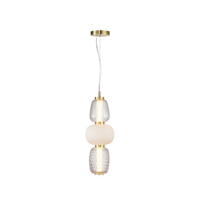 Luminaire suspendu triple abat-jour 1 lumière Doolan