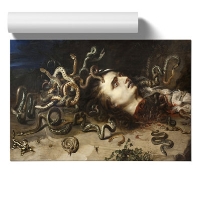 The Head of Medusa by Peter Paul Rubens - Frameless Print