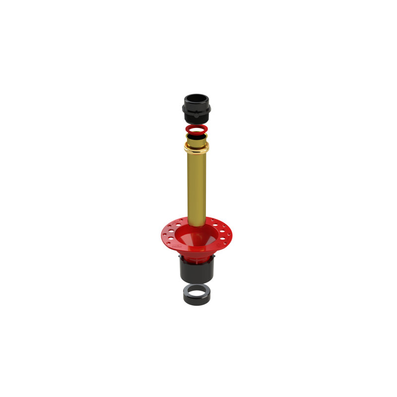 One-Piece ABS Freestanding Tub Drain Rough-In