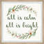 «All Is Calm And Bright», reproduction encadrée-913712095