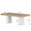 Table de conférence en bois 78,7 po