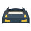 Lit plateforme avec roulettes et rangement Race-1133462880
