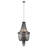 6-light Empire Graphite Tassel Chains Chandelier