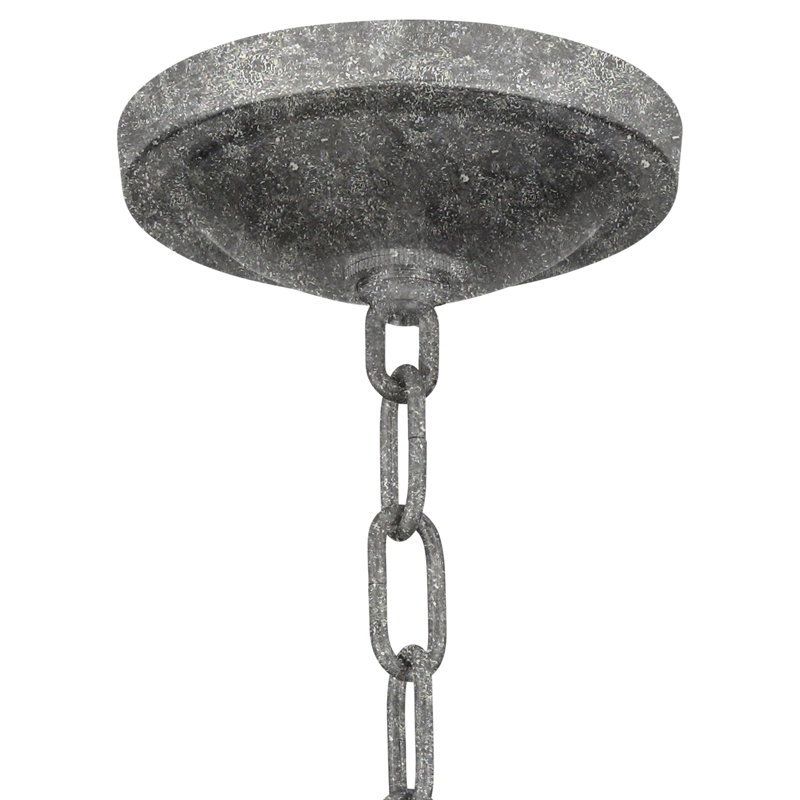 Ashleys 4 - Light Candle Style Rectangle Chandelier, Deep Ocean